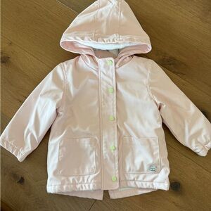 Kids Pink Hooded Jacket